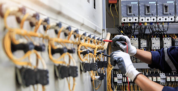 Professional Electrician technician working in North Pearsall, TX